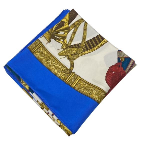 Hermes Vintage Scarf Carre 90”GRAND UNIFORME”by Joachim Metz - Picture 4 of 16